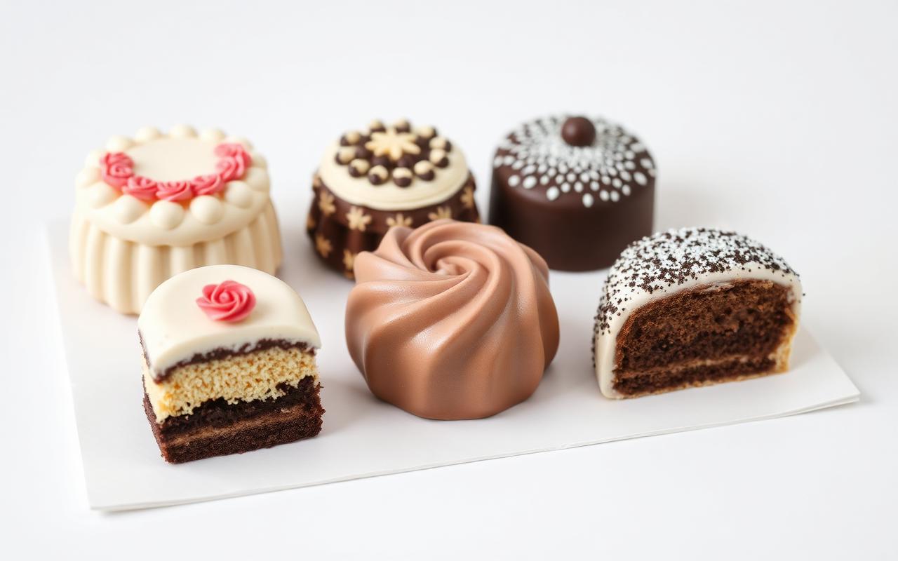 Variedade de bolos caseiros